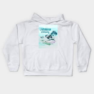 Caribbean Cruising Kids Hoodie